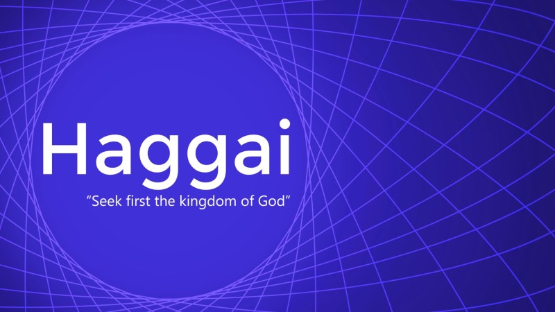Haggai 1:12-15