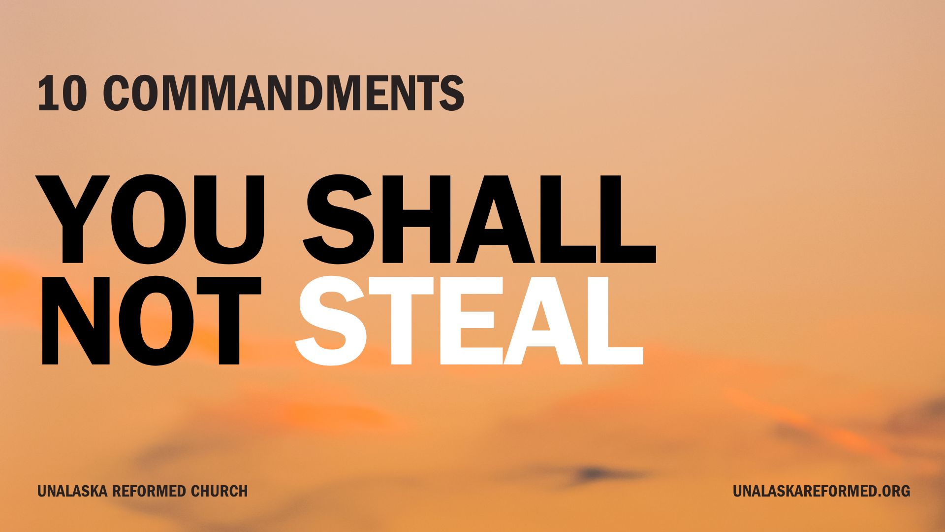 You Shall Not Steal (Part 1)
