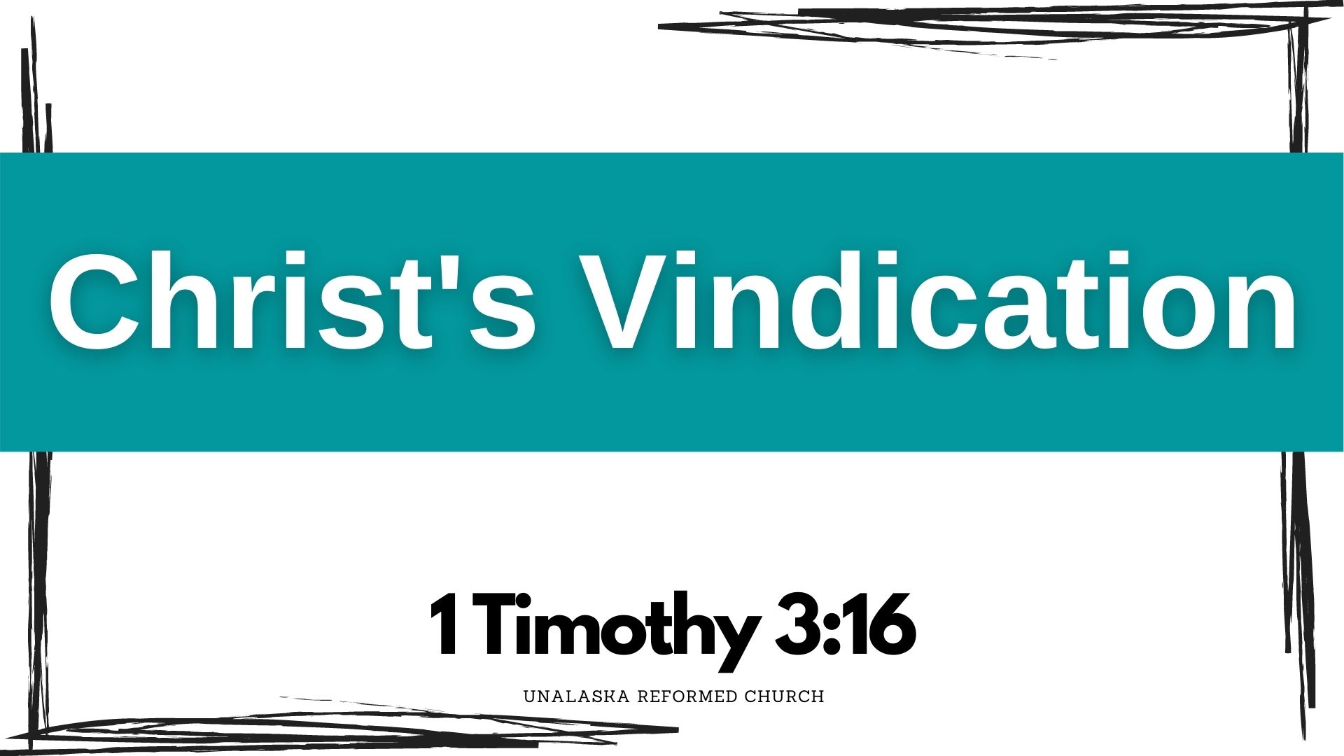 Christ's Vindication